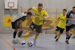 Lotto Bayern Hallencup - Saison 2024/25 - FC Hitzhofen/Oberzell - TSV Ober./Unterhaunstadt- Nico Seitz gelb Hitzhofen  - Foto: Meyer Jürgen