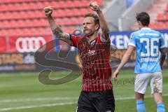 3. Liga - FC Ingolstadt 04 - TSV 1860 München - Tor Elfmeter Jubel, 3:1 Endstand durch Marcel Gaus (19, FCI)