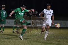 Landesliga - Saison 2024/25 - SV Manching - FC Ehekirchen - Marcel Posselt (Nr.19 - SV Manching) - Biermann Daniel weiss Ehekirchen - Foto: Meyer Jürgen