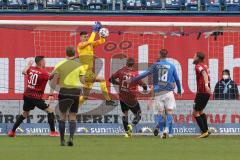 3. Liga - Hansa Rostock - FC Ingolstadt 04 - hält sicher, Torwart Fabijan Buntic (24, FCI)