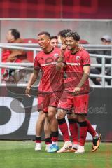 3. Liga; FC Ingolstadt 04 - SV Waldhof Mannheim; Yann Sturm (7, FCI) Tor Jubel Treffer Marcel Costly (22, FCI)