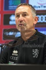 3. Liga; FC Ingolstadt 04 - MSV Duisburg; Pressekonferenz Interview Cheftrainer Achim Beierlorzer (FCI)