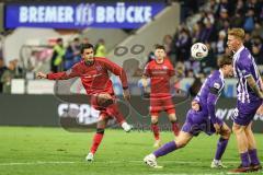 3. Liga; VfL Osnabrück - FC Ingolstadt 04; Torchance verpasst Fredrik Carlsen (8, FCI) Jacobsen Bjarke (15 VFL)