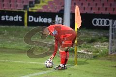 Bayernliga Süd - Saison 2022/2023 - FC Ingolstadt 04 -  VFB Hallbergmoos - Götzendorfer Mario (Nr.23 - Fc Ingolstadt 04 II) beim Eckball - Foto: Meyer Jürgen