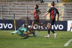 DFB—Pokal 1. Hauptrunde -  Saison 2026/27  - FC Ingolstadt 04 Frauen - 1. FSV Mainz 05 - Torwart Anna-Lena Daum (Nr.22 - FCI Frauen) hält den Ball sicher - XXXXX - Foto: Meyer Jürgen