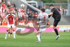3. Liga; Rot-Weiss Essen - FC Ingolstadt 04; Torchance verpasst Georgios Antzoulas (6, FCI) Cuber Potocnik Jaka (9 RWE) Müsel Torben (26 RWE)
