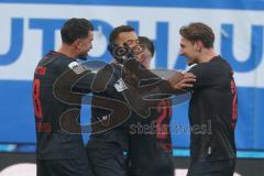 3. Liga - Saison 2025/26 - Hansa Rostock - FC Ingolstadt 04  -  Der 0:3 Führungstreffer durch - Marcel Costly (Nr.22 - FCI) - jubel - XXXXX - Foto: Meyer Jürgen