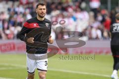 3. Liga; Energie Cottbus - FC Ingolstadt 04; vor dem Spiel Lukas Fröde (34, FCI)