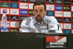 2. Fußball-Liga - Pressekonferenz - Vorstellung Cheftrainer Roberto Pätzold und Manager Profifußball Malte Metzelder - Saison 2021/2022 - FC Ingolstadt 04 - Manager Profifußball FCI Malte Metzelder - Foto: Meyer Jürgen