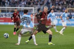 3. Liga; TSV 1860 München - FC Ingolstadt 04; l Benjamin Kanuric (8, FCI) Glück Michael (35 TSV)