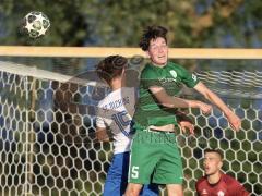 Landesliga - Saison 2026/27 - SV Manching - SC Olching - Vincent Amann (Nr.5 - SV Manching) - Dill Fabio weiss Olching - Foto: Meyer Jürgen