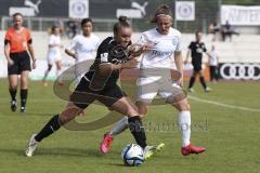 2. Fußball-Liga - Frauen - Saison 2023/2024 - FC Ingolstadt 04 - SV Meppen - Leonie Heim (Nr.9 - FCI Frauen) - Seyen Ayleen weiss Meppen- Foto: Meyer Jürgen