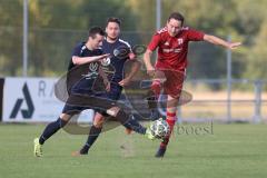 Kreisklasse - Saison 2025/26- TSV Etting - TSV Altmannstein-  - Christian Hallermeier rot Altmannstein  - Johannes Brosig schwarz Etting - Foto: Meyer Jürgen