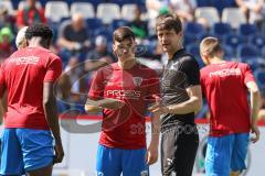 2.BL; Hannover 96 - FC Ingolstadt 04; vor dem Spiel Felix Keidel (43, FCI) Co-Trainer Thomas Karg (FCI)