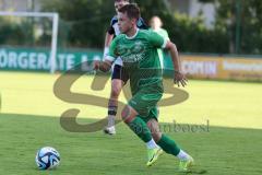 Bezirksliga - Saison 2025/26 - FC Gerolfing - TSV Ober./Unterh.stadt - Armin Bortenschlager grün Gerolfing - XXXXX - Foto: Meyer Jürgen