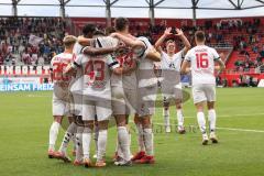 3. Liga; FC Ingolstadt 04 - SpVgg Unterhaching; Tor Jubel Treffer 3:0 Lukas Fröde (34, FCI) Ryan Malone (16, FCI) Felix Keidel (43, FCI) Simon Lorenz (32, FCI) Bryang Kayo (48, FCI)