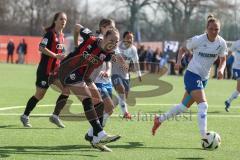 2. Bundesliga Frauen - Saison 2024/25 - FC Ingolstadt 04 Frauen - SC Sand - Nadja Burkhard (Nr.7 - FCI Frauen) - Griß Tabea weiss Sand - Foto: Meyer Jürgen