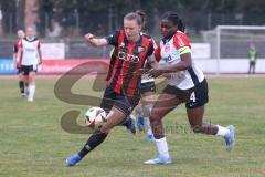 2. Bundesliga Frauen - Saison 2024/25 - FC Ingolstadt 04 Frauen - Eintracht Frankfurt II - Stefanie Reischmann (Nr.24 - FCI Frauen) - Wallrabenstein Emily weiss Frankfurt - Foto: Meyer Jürgen