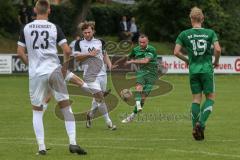 BZL - Oberbayern Nord - SV Manching - VFB Eichstätt II - Thomas Schreiner (#11 Manching) grün - Foto: Jürgen Meyer