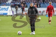 3. Liga; VfL Osnabrück - FC Ingolstadt 04; vor dem Spiel Cheftrainerin Sabrina Wittmann (FCI)