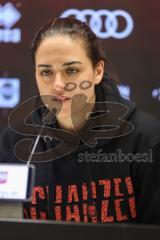 3. Liga; FC Ingolstadt 04 - SV Sandhausen; Interview Pressekonferenz Cheftrainerin Sabrina Wittmann (FCI)