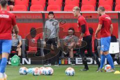 2.BL; FC Ingolstadt 04 - Werder Bremen, Cheftrainer Roberto Pätzold (FCI) vor dem Spiel