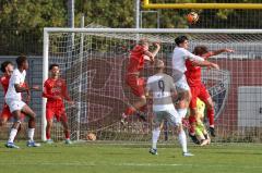 2023_10_21 - Saison 2023/24 - A-Junioren - FC Ingolstadt 04 - TSG 1899 Hoffenheim - Lechner Luca rot #5 FCI - - Erdal Izzez weiss Hoffenheim -  - Foto: Meyer Jürgen