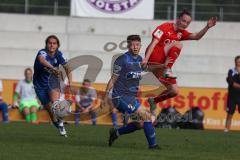 2. Fußball-Liga - Frauen - Saison 2022/2023 - FC Ingolstadt 04 - SC Sand - Haim Vanessa (Nr.13 - FC Ingolstadt 04 ) - Perl Shai blau SC Sand - Wallaschewski Fabienne blau #2 SC Sand - Foto: Meyer Jürgen