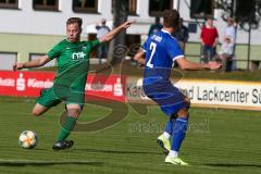 Bezirksliga Oberbayern Nord - SV Manching - SV Nord Lerchenau - Nicolas Henning (#3 Manching) grün  -Foto: Jürgen Meyer