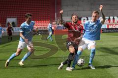 3. Liga - FC Ingolstadt 04 - TSV 1860 München - Robin Krauße (23, FCI) Steinhart Phillipp (36, 1860) Wein Daniel (17, 1860)