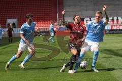 3. Liga - FC Ingolstadt 04 - TSV 1860 München - Robin Krauße (23, FCI) Steinhart Phillipp (36, 1860) Wein Daniel (17, 1860)