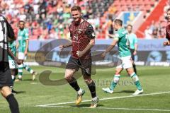 3. Liga; FC Ingolstadt 04 - VfB Lübeck; Tor Jubel Treffer Sebastian Grönning (11, FCI)