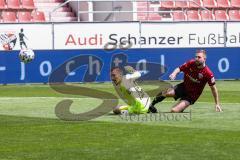 3. Liga - FC Ingolstadt 04 - TSV 1860 München - Marc Stendera (10, FCI) überwindet Torwart Kretzschmar Tom (40, 1860) und erzielt das 2:0 Schuß Tor Jubel