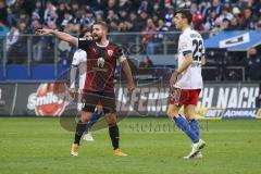 2.BL; Hamburger SV - FC Ingolstadt 04; Anweisungen Marc Stendera (10, FCI) Meffert Jonas (23 HSV)