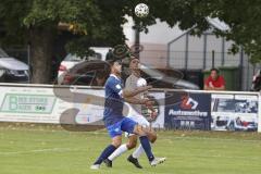 Kreisklasse - Saison 2023/2024 - TSV Großmehring - SV Buxheim - Jordan Frey weiss Buxheim - Andreas Hammer
 blau Großmehring - Foto: Meyer Jürgen