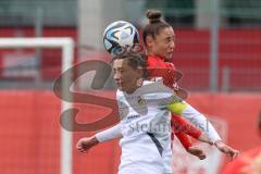 2. Bundesliga Frauen - Saison 2023/24 - FC Ingolstadt 04 Frauen - FC Carl Zeiss Jena - Ivana Slipcevic (Nr.8 - FCI) - Julevic Merza weiss Jena - Foto: Meyer Jürgen