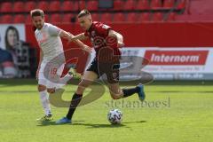 3. Liga - FC Bayern 2 - FC Ingolstadt 04 - Filip Bilbija (35, FCI) Welzmüller Maximilian (19 FCB)