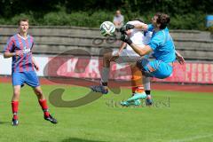 Kreisklasse - DJK Ingolstadt - TV 1911 Vohburg - Grassl Michael #4 weiß DJK Ingolstadt - Kern Manuel #1 Torwart Vohburg - Foto: Jürgen Meyer