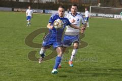 Fußball - Kreisklasse 2 - DJK Ingolstadt - SV Hundszell - Michael Anspann 2 facher Torschütze zum 2:1 und 3:1 blau DJK Ingolstadt - Foto: Jürgen Meyer