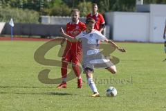 Kreisliga 1 - DJK Ingolstadt - NK Croatia Großmehring - Valentin Eichlinger weiss DJK Ing - Foto: Jürgen Meyer