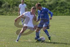 Kreisliga - NK Croatia Grossmehring - DJK Ingolstadt - Fabian Kuppe weiß DJK Ingolstadt - Tomislav Jarak blau Croatia - Foto: Jürgen Meyer