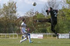 Kreisliga - NK Croatia Grossmehring - DJK Ingolstadt - Michael Anspann weiss DJK Ing - Mladen Marincic Torwart Croatia - Foto: Jürgen Meyer