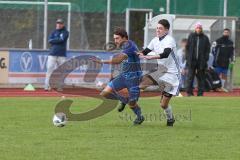 Kreisliga 1 - DJK Ingolstadt - TSV Ober/Unterhaunstadt - Yannick Zühlke blau Ober/Unterhaunstadt - Foto: Jürgen Meyer