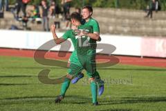 401 Kreisliga 1 - DJK Ingolstadt - TSV Gaimersheim -  Zoltan Vati trifft per Elfmeter zur 0:1 Führung - jubel - Foto: Jürgen Meyer