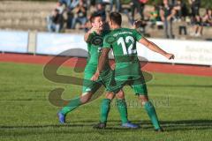 401 Kreisliga 1 - DJK Ingolstadt - TSV Gaimersheim -  Zoltan Vati trifft per Elfmeter zur 0:1 Führung - jubel - Foto: Jürgen Meyer