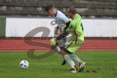 Kreisliga 1 - DJK Ingolstadt - TSV Ober/Unterhaunstadt - - Marcel Zach weiss DJK Ingolstadt - Daniel Mula
 Torwart Ober/Unterhaunstadt - Foto: Jürgen Meyer