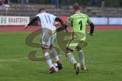 Kreisliga 1 - DJK Ingolstadt - TSV Ober/Unterhaunstadt - - Marcel Zach weiss DJK Ingolstadt - Daniel Mula
 Torwart Ober/Unterhaunstadt - Foto: Jürgen Meyer