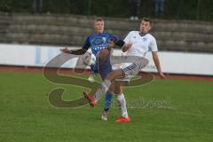 Kreisliga 1 - DJK Ingolstadt - TSV Ober/Unterhaunstadt - - Niklas Lohrer blau Ober/Unterhaunstadt - Fabian Kuppe
weiss DJK Ingolstadt - Foto: Jürgen Meyer