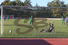 401 Kreisliga 1 - DJK Ingolstadt - TSV Gaimersheim -  Zoltan Vati trifft per Elfmeter zur 0:1 Führung - jubel - Thomas Geisler Torwart DJK Ingolstadt - Foto: Jürgen Meyer