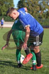 401 Kreisliga 1 - DJK Ingolstadt - TSV Gaimersheim -  Fabian Kuppe blau DJK Ingolstadt - Daniel Sierck grün Gaimersheim - Foto: Jürgen Meyer